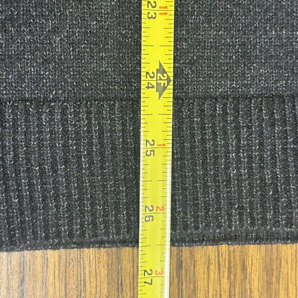 Pink Clover Women's Large Dark Gray Button Detail Knit Sweater EUC - Picture 9 of 10